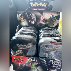 Pokemon Blackbolt and White Flare Sealed 8 Mini Tins